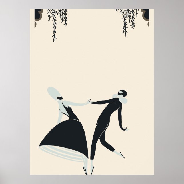 Poster Erté - Figures Dancing (Frente)