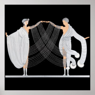 Poster Erté - Love & Passion Suite, dança de Casamento
