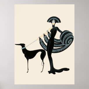 Poster Erté - Na Suite de Teatro, Sinfonia em Preto