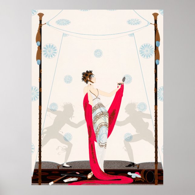 Poster Erté - O Duelo (Frente)