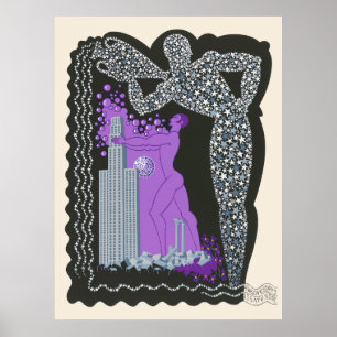 Poster Erté - O Zodiac Suite, Aquário