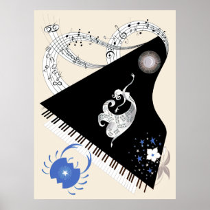 Poster Erté - O Zodiac Suite, Cancer