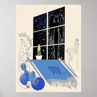 Poster Erté - O Zodiac Suite, Virgo