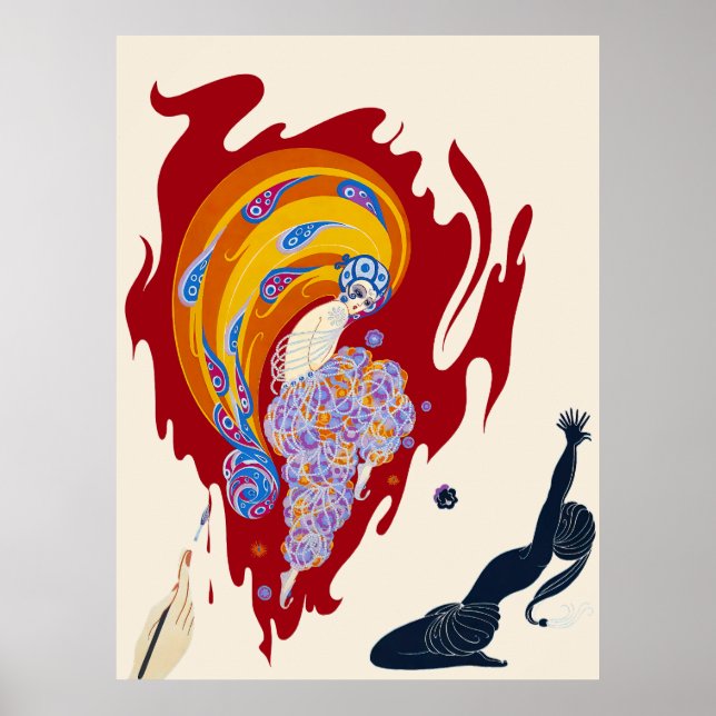 Poster Erté - Oriental Tale (Frente)