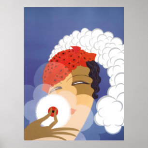 Poster Erté - Os Vinte Anos Lembraram Novamente O Suite, 