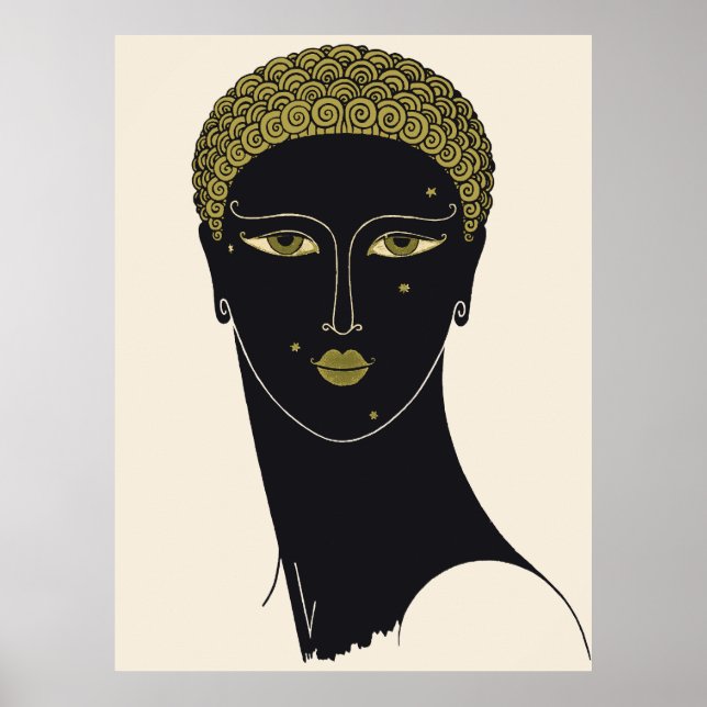 Poster Erté - Rainha de Sheba (Frente)