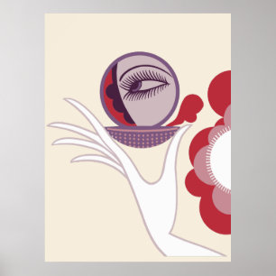 Poster Erté - Vanidades Compactas, 1974