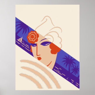 Poster Erté - Winter Resorts