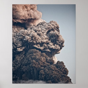 Póster Erupção vulcânica de Eyjafjalljokull