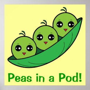 Poster Ervilhas em Pod