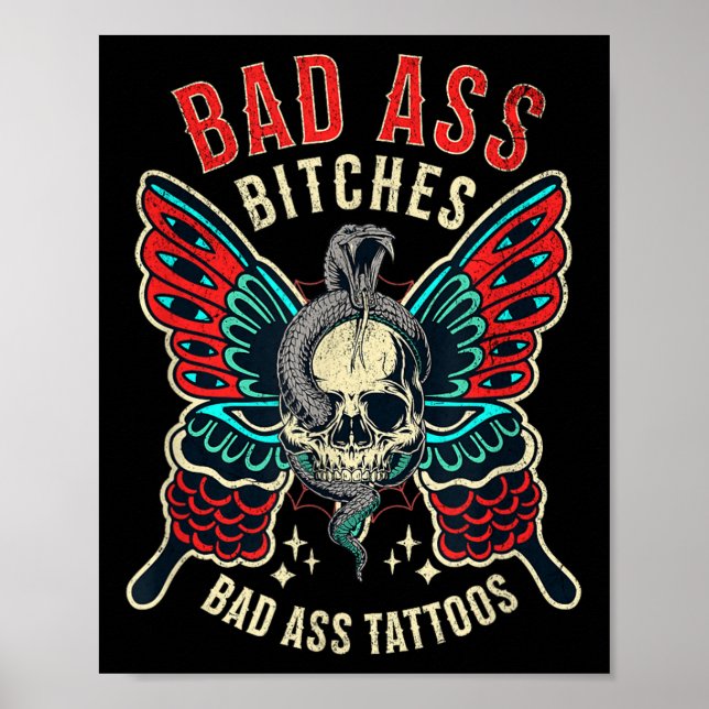 Poster Es Más Tatuadas Mulheres Empoderadas Com Flash De  (Frente)