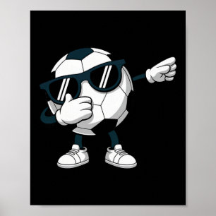 Poster Esboçando Futebol Ll Equipe de Futebol Jogadores d