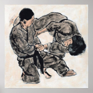 Póster Esboço 28 do Aikido
