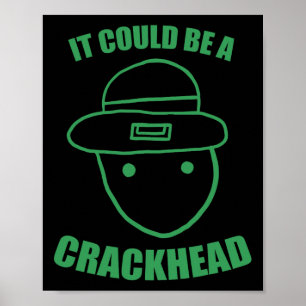 Poster Esboço Amador de Leprechaun Pode Ser Um Dia de São