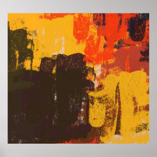 Poster Esboço artístico criativo, textura colorida.