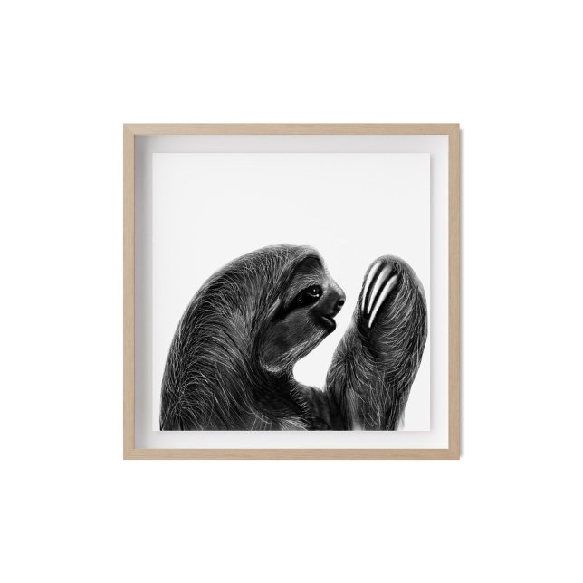 Poster Esboço de carvão Sloth (Criador carregado)