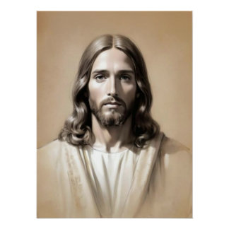 Póster Esboço de Jesus 6