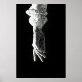 Poster esboço de mão brilhando