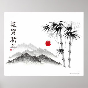 Póster Esboço do cenário