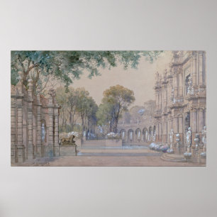 Póster Esboço para o balé de Tchaikovsky