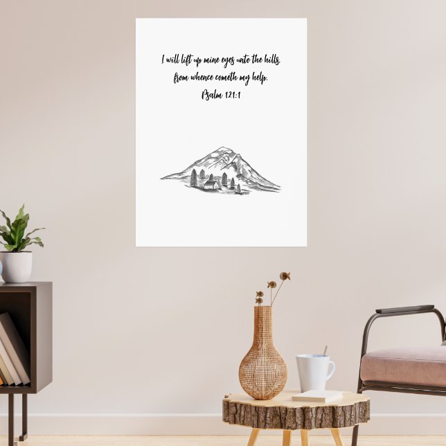 Poster Esboços em Preto e Branco sobre o Lema (Sala de Estar 3)