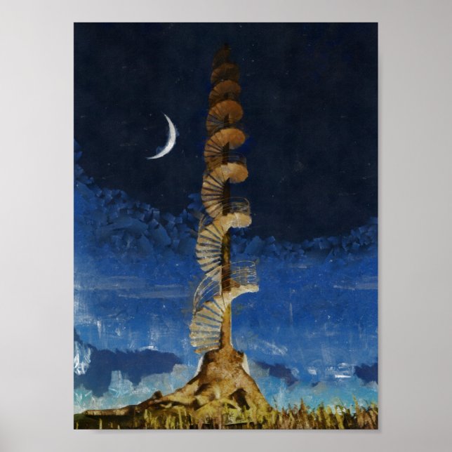 Poster Escada ao céu (Frente)