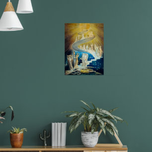 Poster Escada de Jacob por William Blake