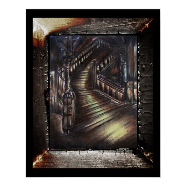 Póster Escada de luz (Frente)