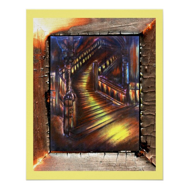 Póster Escada de luz (Frente)