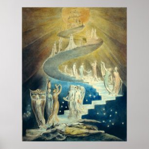 Póster Escada de William Blake Jacob