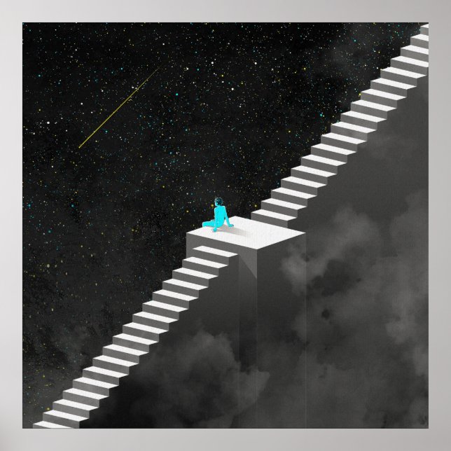 Poster Escada Para As Estrelas (Frente)