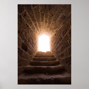 Póster Escadaria ao poster/impressão do céu