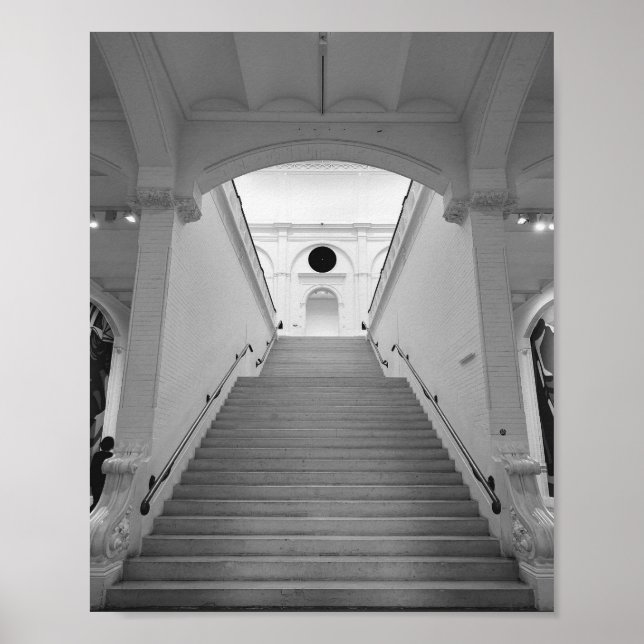 Poster Escadaria do Museu Stedelijk Amsterdã (Frente)