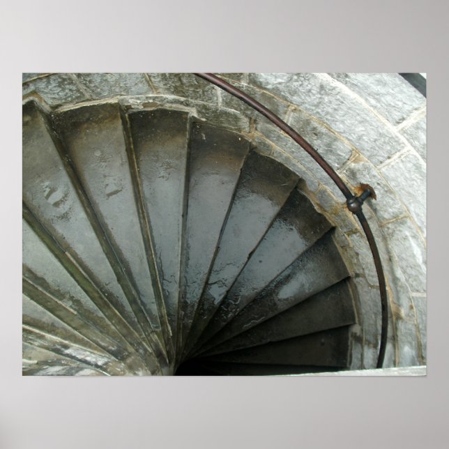 Póster Escadaria Espiral (Frente)