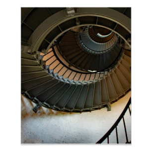 Póster Escadaria Espiral De Farol