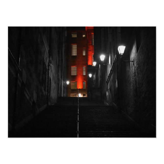 Póster Escadaria Gótica (Frente)
