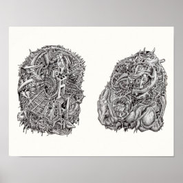 Póster Escadas de Brian Benson