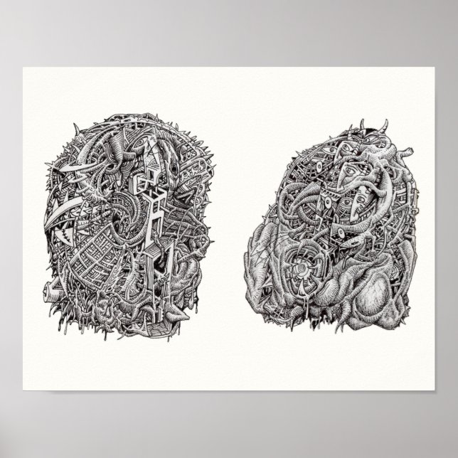 Póster Escadas de Brian Benson (Frente)