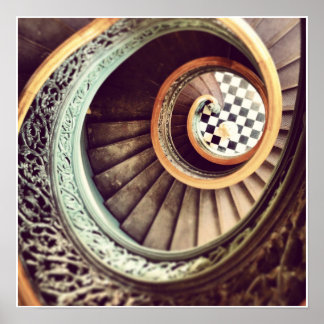 Póster Escadas musicais