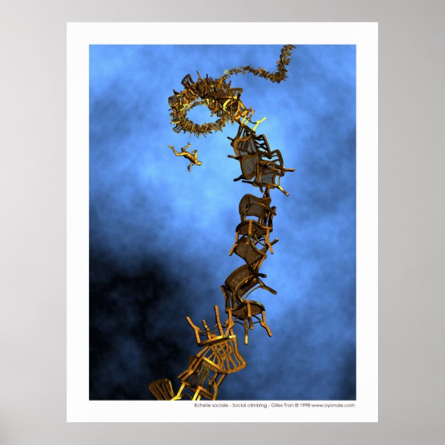 Poster Escala social - Echelle sociale (Frente)