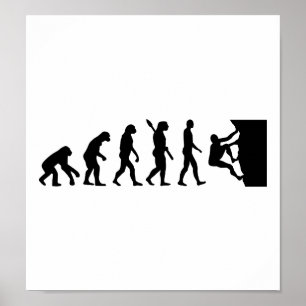 Póster Escalada da evolução