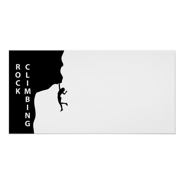 Póster Escalada de rochas (Frente)