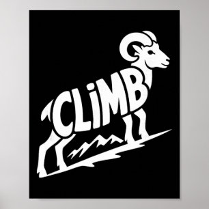 Poster Escalada - Escalada em Rocha e Bouldering Bighorn 