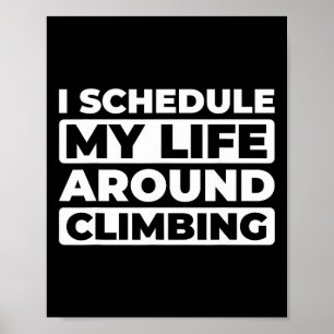 Poster Escalador Bouldering Escalar Montanhista Montanha