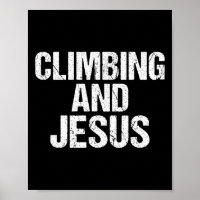 Escalador De Pedra Árvore E Jesus