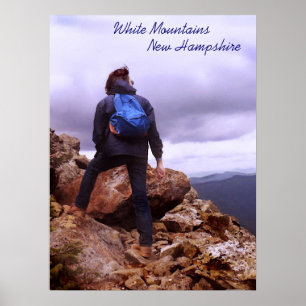 Póster Escalando a montanha