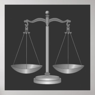 Póster Escalas da Justiça