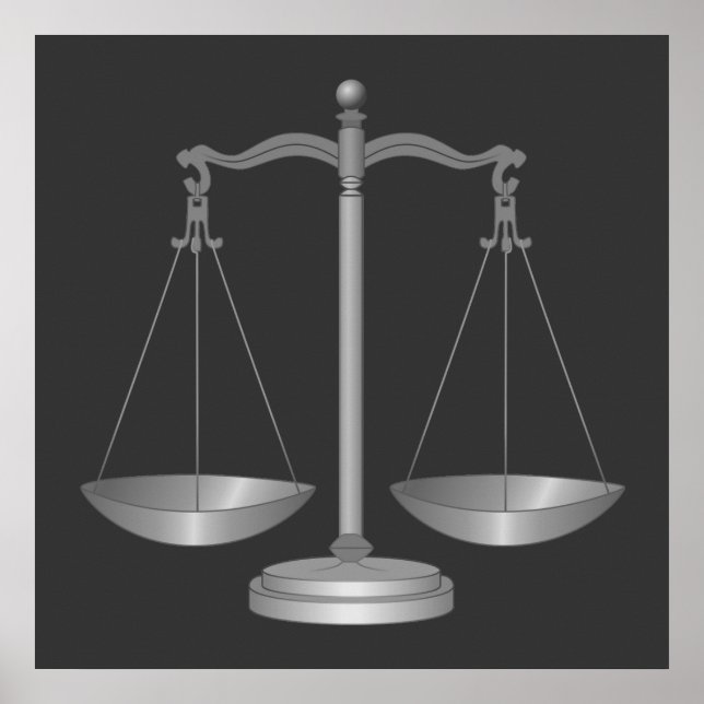 Póster Escalas da Justiça (Frente)
