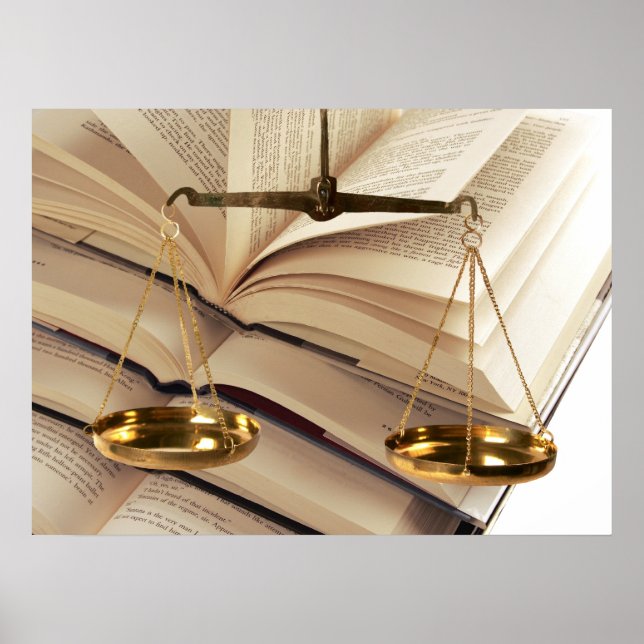 Póster Escalas De Justiça (Frente)