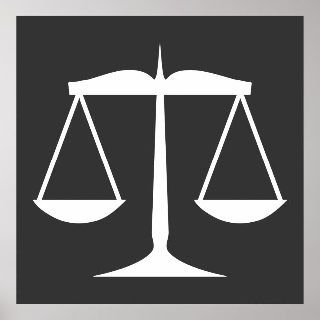 Poster Escalas de Justiça (Frente)